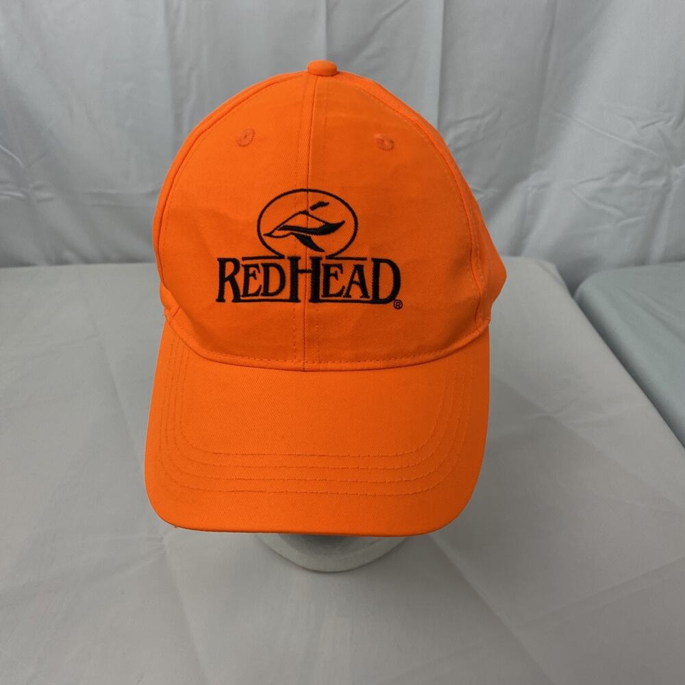 Mens Redhead Orange Baseball Hat Safety Hunting